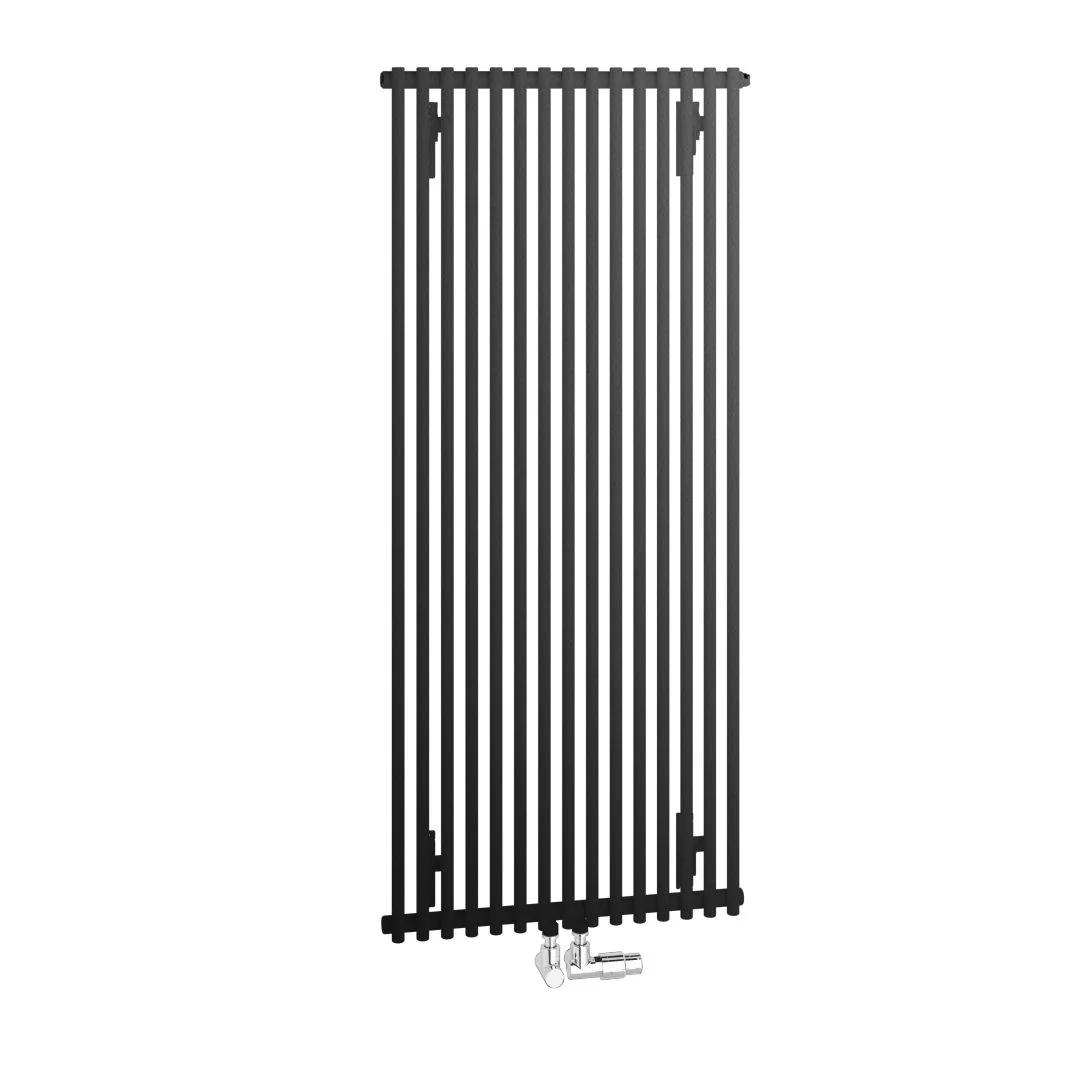 Kermi Design-Heizkörper „Pio®“ einlagig 200,4 × 45 cm in Schwarz Soft (RAL 9005, matt) Kermi Design-Heizkörper „Pio®“ einlagig 200,4 × 45 cm in Schwarz Soft (RAL 9005, matt)