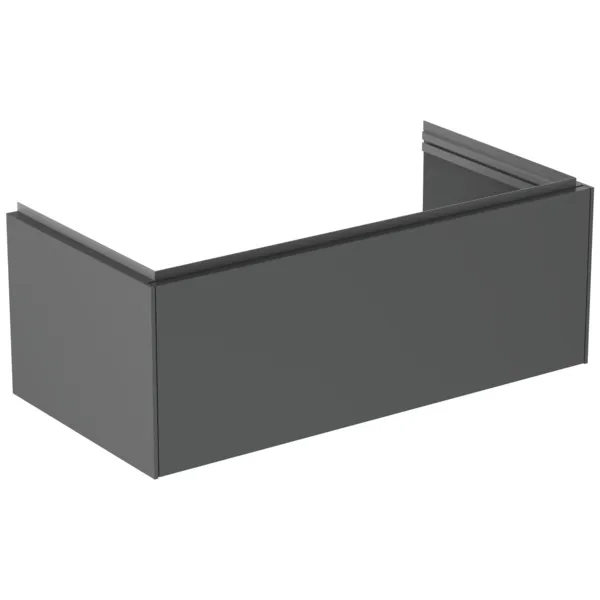 Ideal Standard Waschtischunterschrank „Conca“ 100 × 37 × 50,5 cm Anthrazit matt lackiert