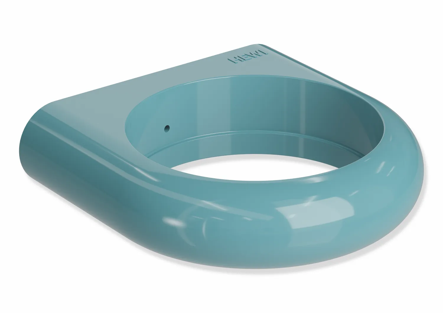 HEWI Halter der Serie 477, Becher/ Halter, PG74, 98mm breit, 25mm hoch, 99mm tief, Aquablau HEWI Halter der Serie 477, Becher/ Halter, PG74, 98mm breit, 25mm hoch, 99mm tief, Aquablau