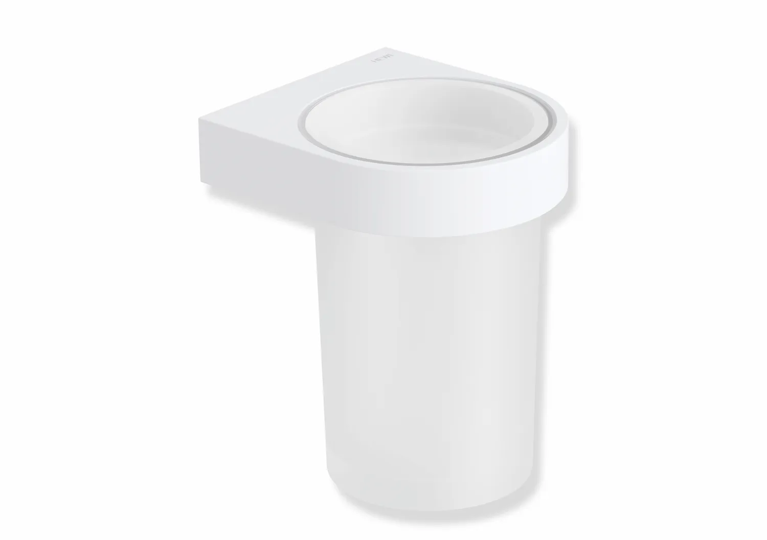 HEWI System 800 Becher/Halter PG71 Weiß tiefmatt