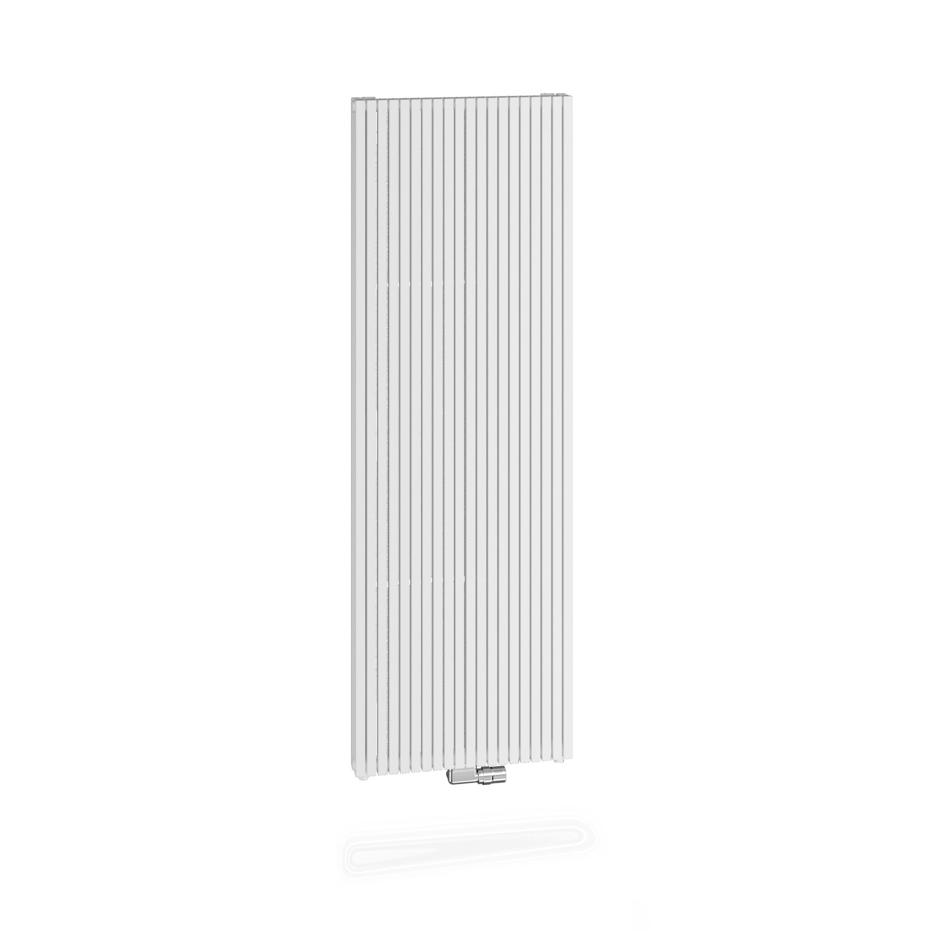 Kermi Design-Heizkörper „Decor-Arte® Pure“ vertikale Anordnung 71,5 × 140 cm in Weiß