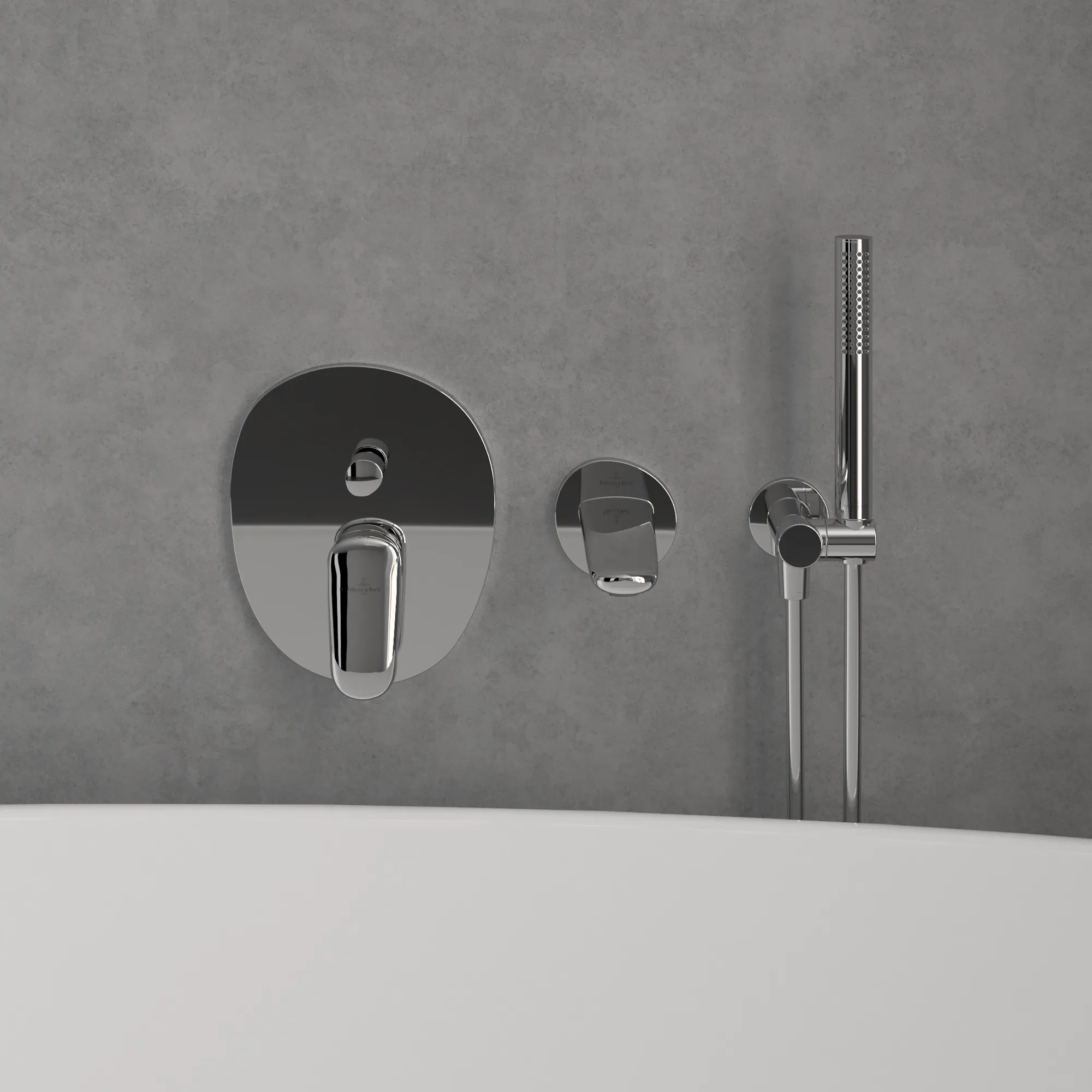 Einhand-Unterputz-Armatur „Antao“ 22,1 cm in Chrom Einhand-Unterputz-Armatur „Antao“ 22,1 cm in Chrom