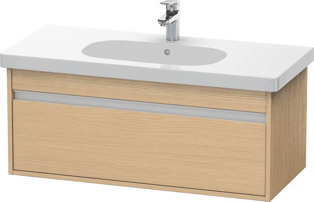 Duravit Waschtischunterschrank wandhängend „Ketho“ 100 × 41 × 45,5 cm Eiche Natur Duravit Waschtischunterschrank wandhängend „Ketho“ 100 × 41 × 45,5 cm Eiche Natur
