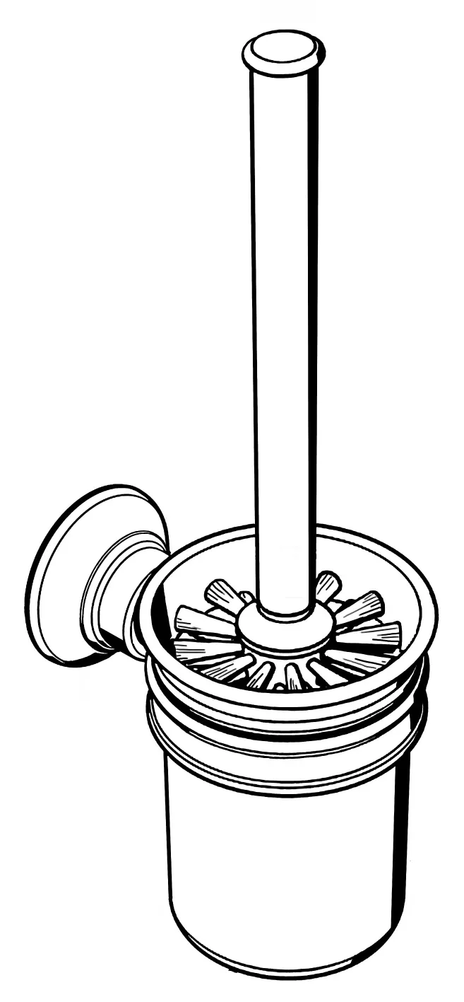 Hansgrohe AXOR Montreux WC Bürstenhalter Wandmontage, Chrom Hansgrohe AXOR Montreux WC Bürstenhalter Wandmontage, Chrom
