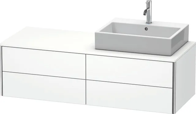 Duravit Waschtischunterschrank wandhängend „XSquare“ 140 × 40 × 54,8 cm Weiß Matt Duravit Waschtischunterschrank wandhängend „XSquare“ 140 × 40 × 54,8 cm Weiß Matt