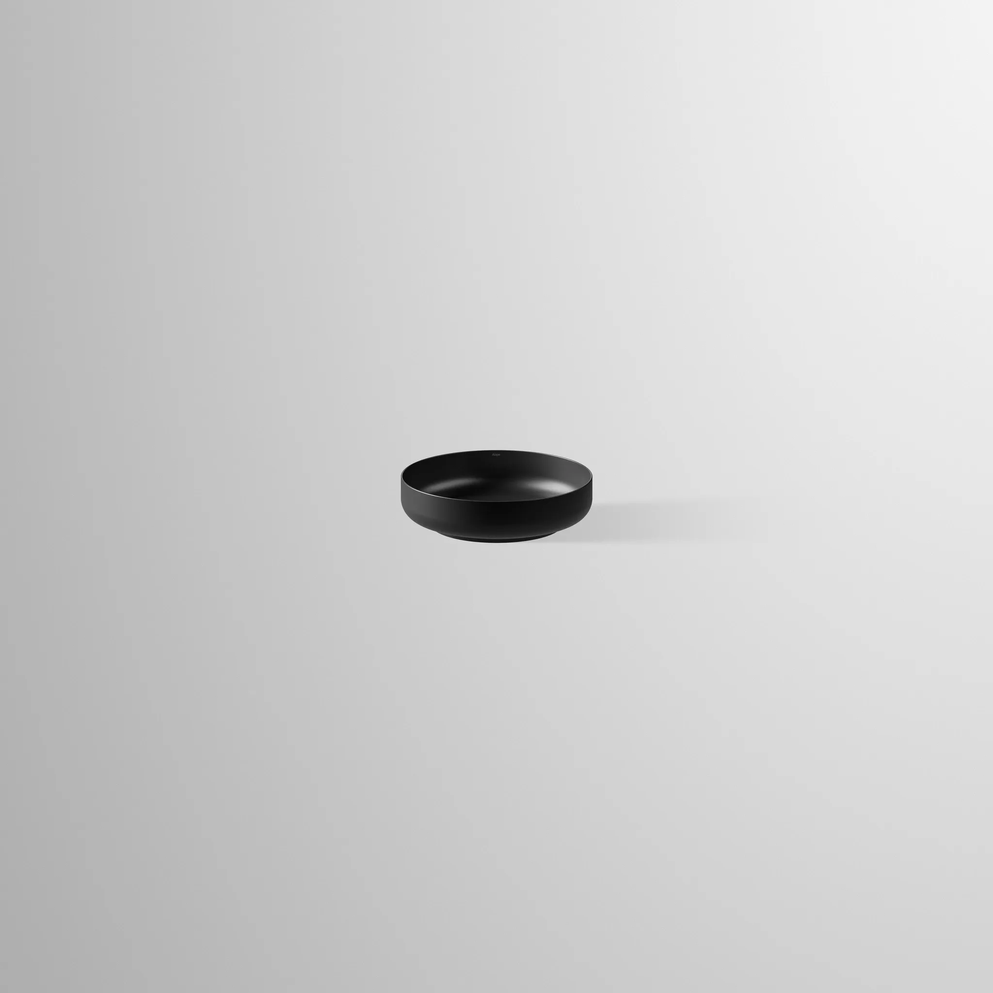 Waschbecken „Arkta“ 400 × 102 mm in Mattschwarz Waschbecken „Arkta“ 400 × 102 mm in Mattschwarz