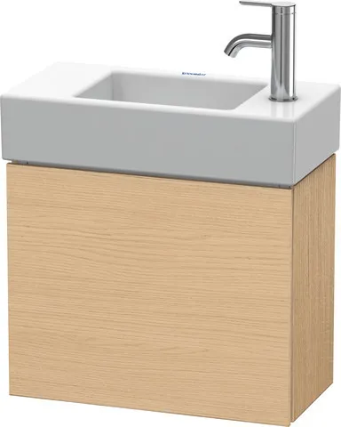Duravit Waschtischunterschrank wandhängend „L-Cube“ 48 × 40 × 24 cm Eiche Natur