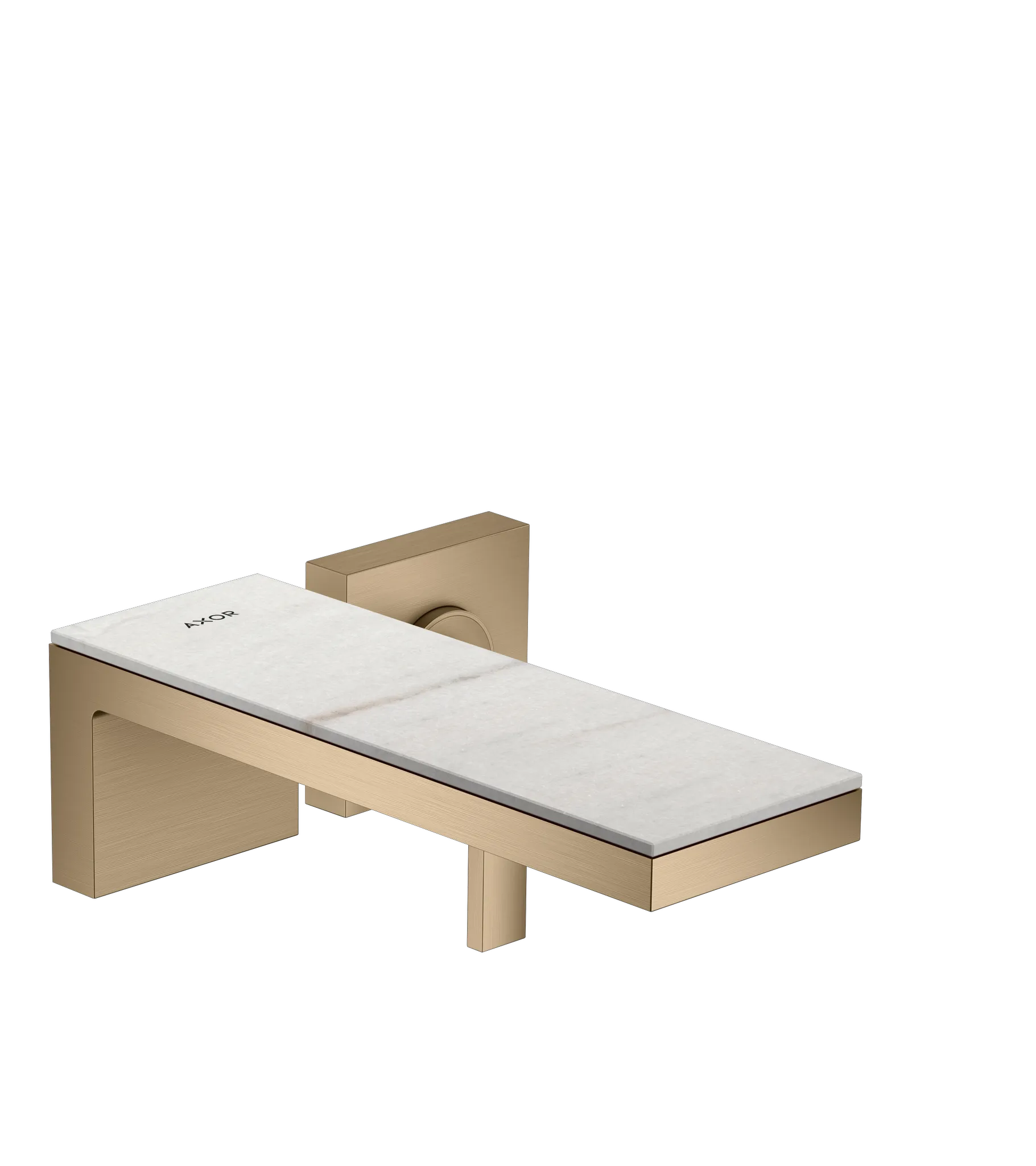 Hansgrohe AXOR MyEdition Mischer mit Platte 245 Marmor Lasa Covelano Vena Oro Hansgrohe AXOR MyEdition Mischer mit Platte 245 Marmor Lasa Covelano Vena Oro