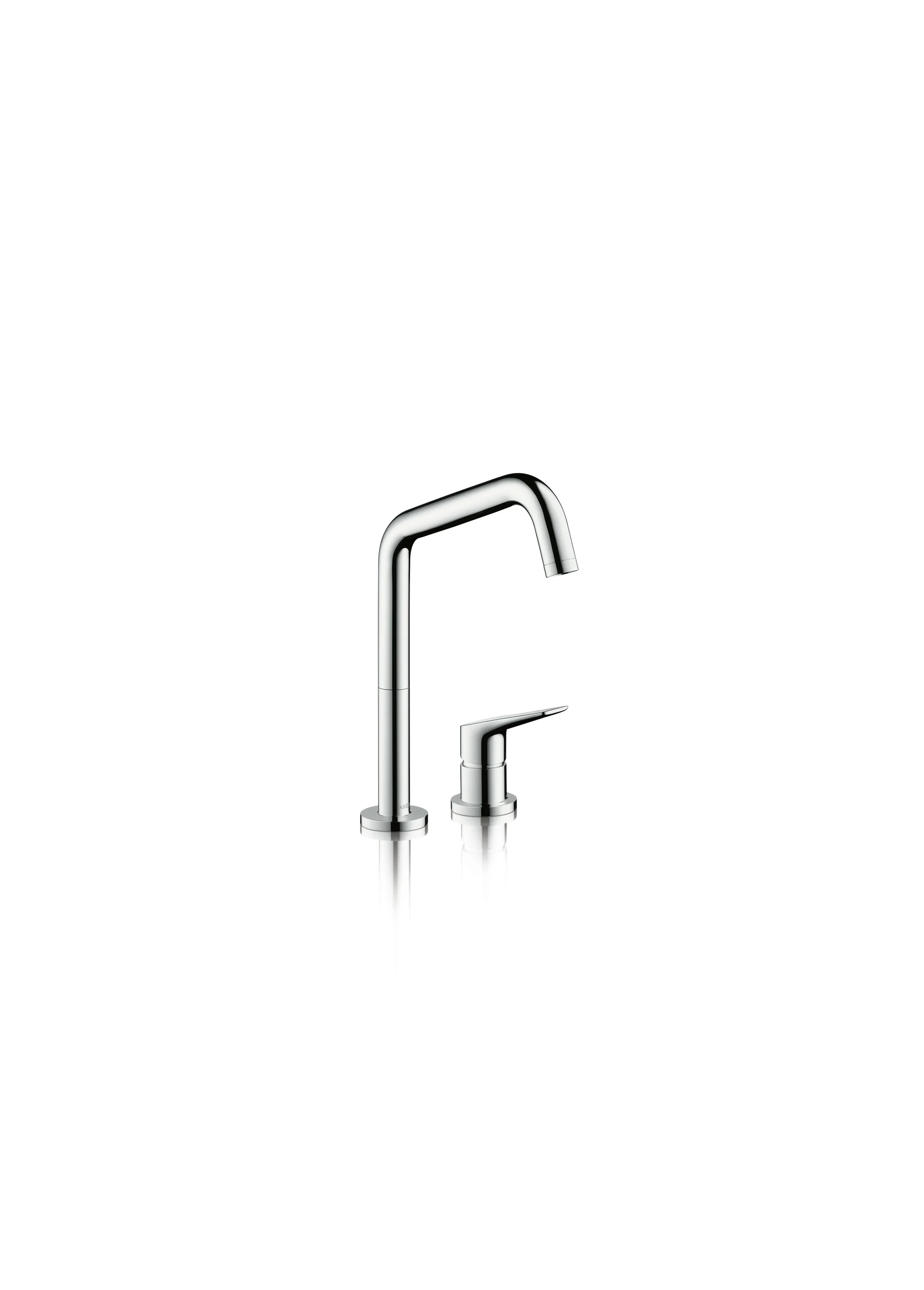 Hansgrohe AXOR Citterio M 2-Loch Küchenmischer Chrom, Schwenkauslauf, ComfortZone 240, einstellbarer Schwenkbereich 110°, 150° oder 360°, Normalstrahl, Quick-Connect Schlauch, max. Durchflussmenge 11 l/min bei 3 bar, Keramikmischsystem, Temperaturbegrenz