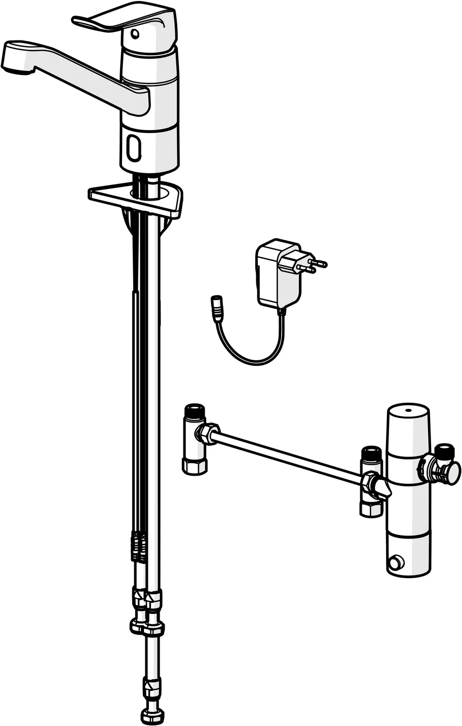 HansaCARE 4613 Küchenarmatur, Bluetooth, 214 mm Ausladung HansaCARE 4613 Küchenarmatur, Bluetooth, 214 mm Ausladung