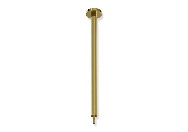 HEWI Deckenabhängung System 900, Edelstahl PVD gold glänzend, Länge 500 mm, auf 200 mm kürzbar, Durchmesser 25 mm
