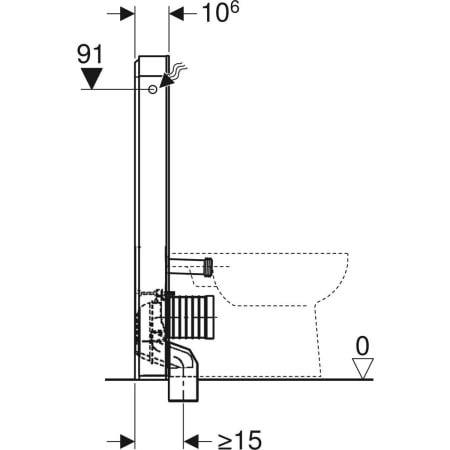 Monolith Plus Sanitärmodul für Stand-WC, 101 cm, Frontverkleidung aus Steinzeug: Steinzeug Betonoptik, Aluminium Monolith Plus Sanitärmodul für Stand-WC, 101 cm, Frontverkleidung aus Steinzeug: Steinzeug Betonoptik, Aluminium
