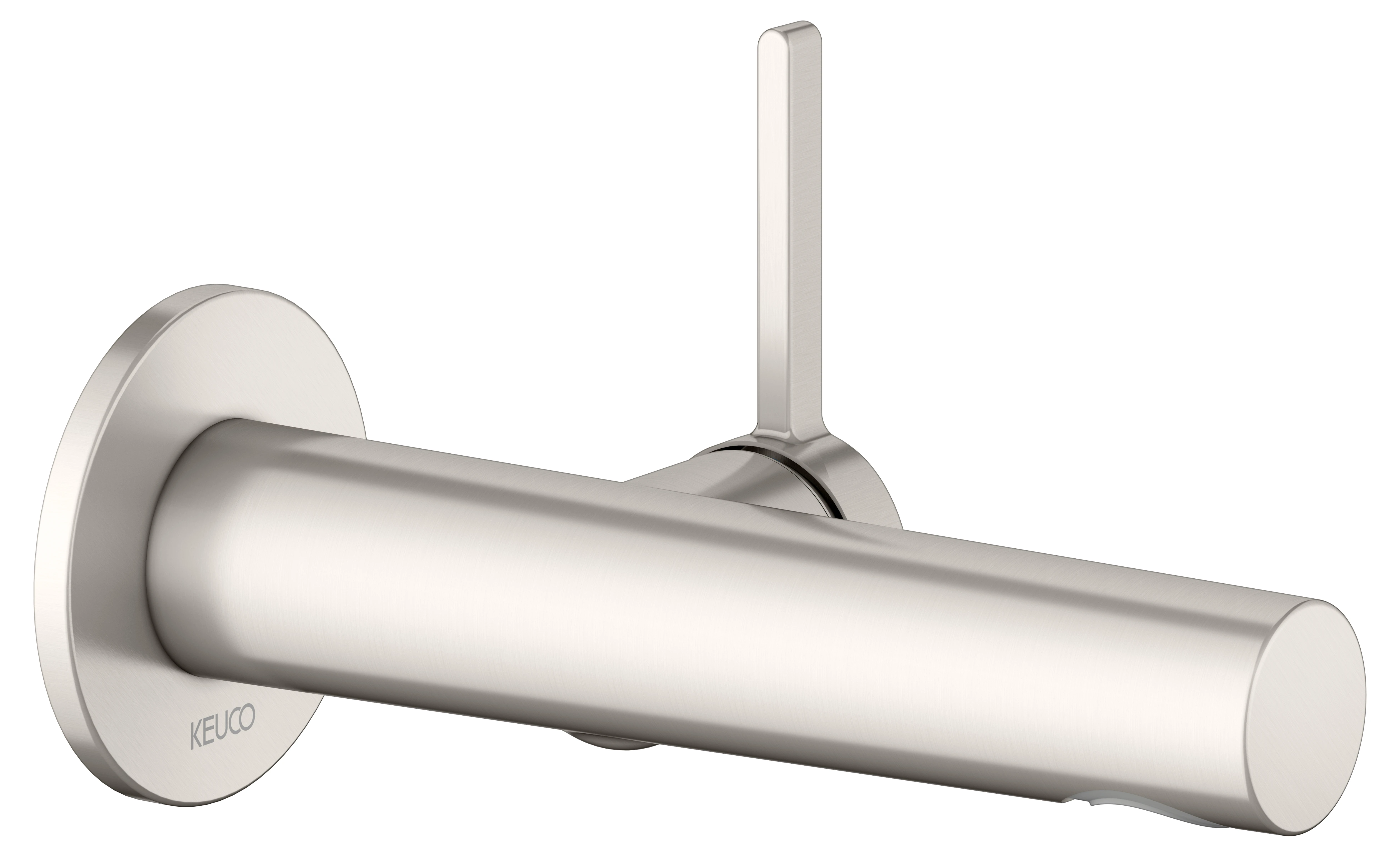 Edition 400 51516050101 Einhebel-Waschtischmischer UP für Wandmontage Ausladung 165 mm Nickel gebürstet Edition 400 51516050101 Einhebel-Waschtischmischer UP für Wandmontage Ausladung 165 mm Nickel gebürstet