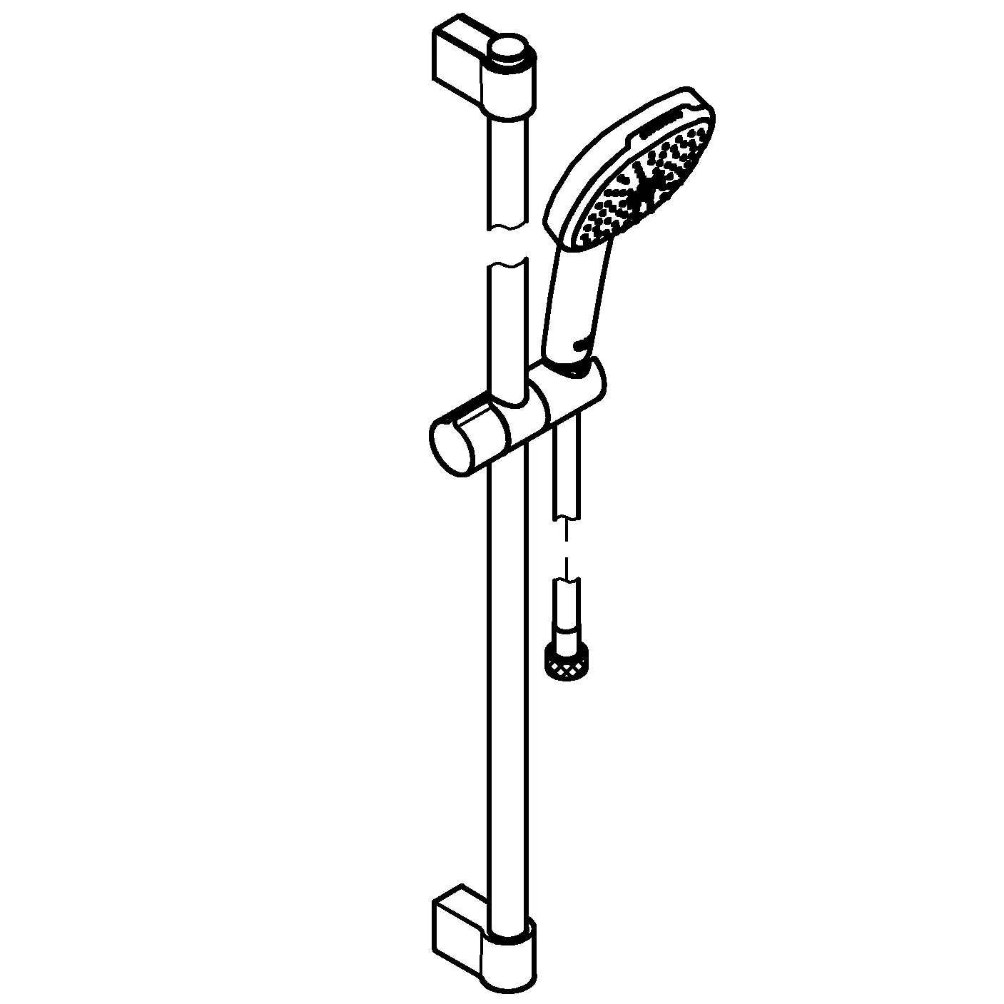 Grohe Tempesta Cube 110 Brausestangenset 2 Strahlarten (Rain, Jet) Grohe Tempesta Cube 110 Brausestangenset 2 Strahlarten (Rain, Jet)