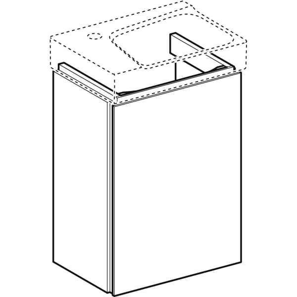 Geberit Waschtischunterschrank „Xeno2“ 38 × 52,5 × 26,5 cm Geberit Waschtischunterschrank „Xeno2“ 38 × 52,5 × 26,5 cm
