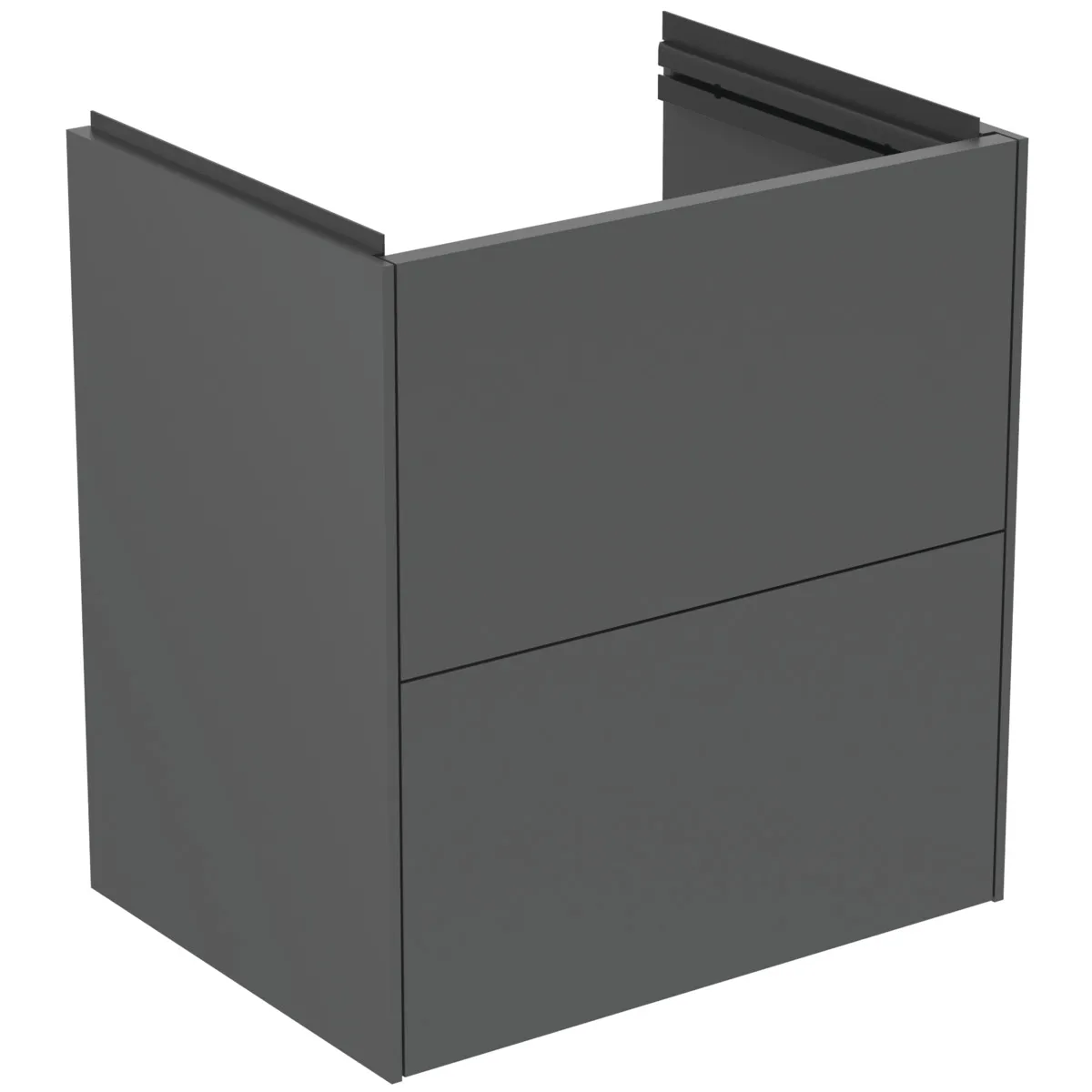 Möbelwaschtischunterschrank Conca 500x375x548mm 2 Auszüge Weiß matt Möbelwaschtischunterschrank Conca 500x375x548mm 2 Auszüge Weiß matt