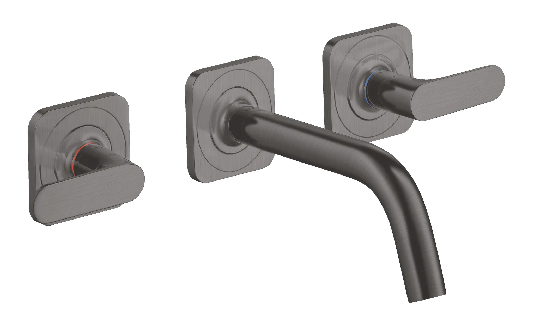 Hansgrohe AXOR Citterio M 3-Loch Waschtischarmatur Unterputz, Brushed Black Chrome Hansgrohe AXOR Citterio M 3-Loch Waschtischarmatur Unterputz, Brushed Black Chrome