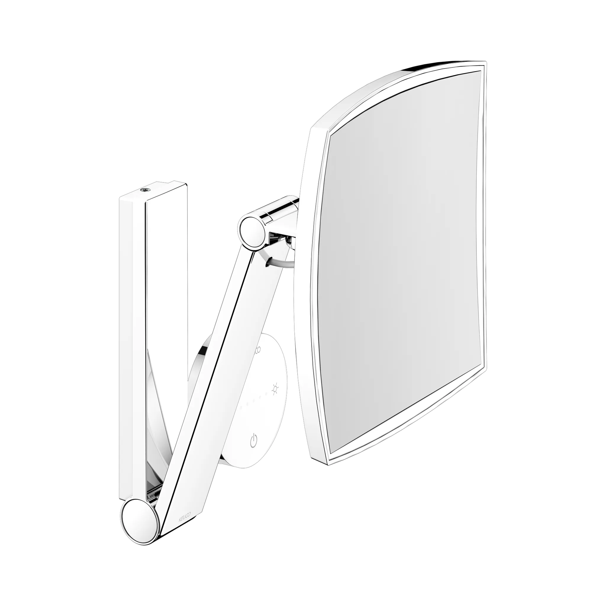 KEUCO Kosmetikspiegel mit Unterputz-Kabelführung „iLook_move“ Rechteck, mit Beleuchtung in Verchromt KEUCO Kosmetikspiegel mit Unterputz-Kabelführung „iLook_move“ Rechteck, mit Beleuchtung in Verchromt