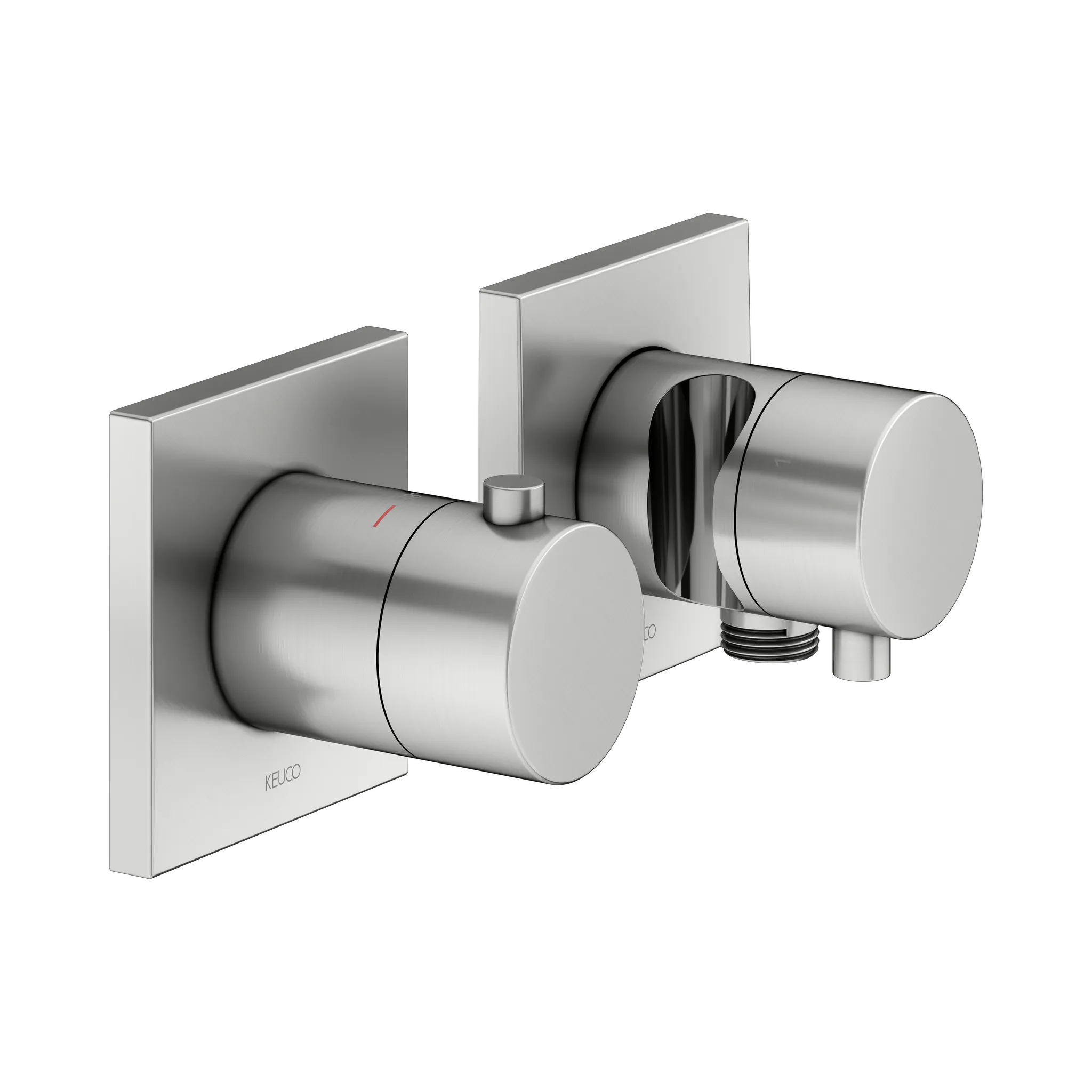 KEUCO EDITION 11 Thermostatarmatur-Set Unterputz für 3 Verbraucher mit Schlauchanschluss und Brausehalter KEUCO EDITION 11 Thermostatarmatur-Set Unterputz für 3 Verbraucher mit Schlauchanschluss und Brausehalter