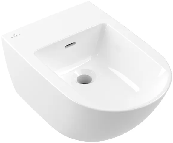 Wand-Bidet „Subway 3.0“ wandhängend, Befestigung verdeckt 37,5 × 27 × 56 × 56 cm in Weiß Alpin