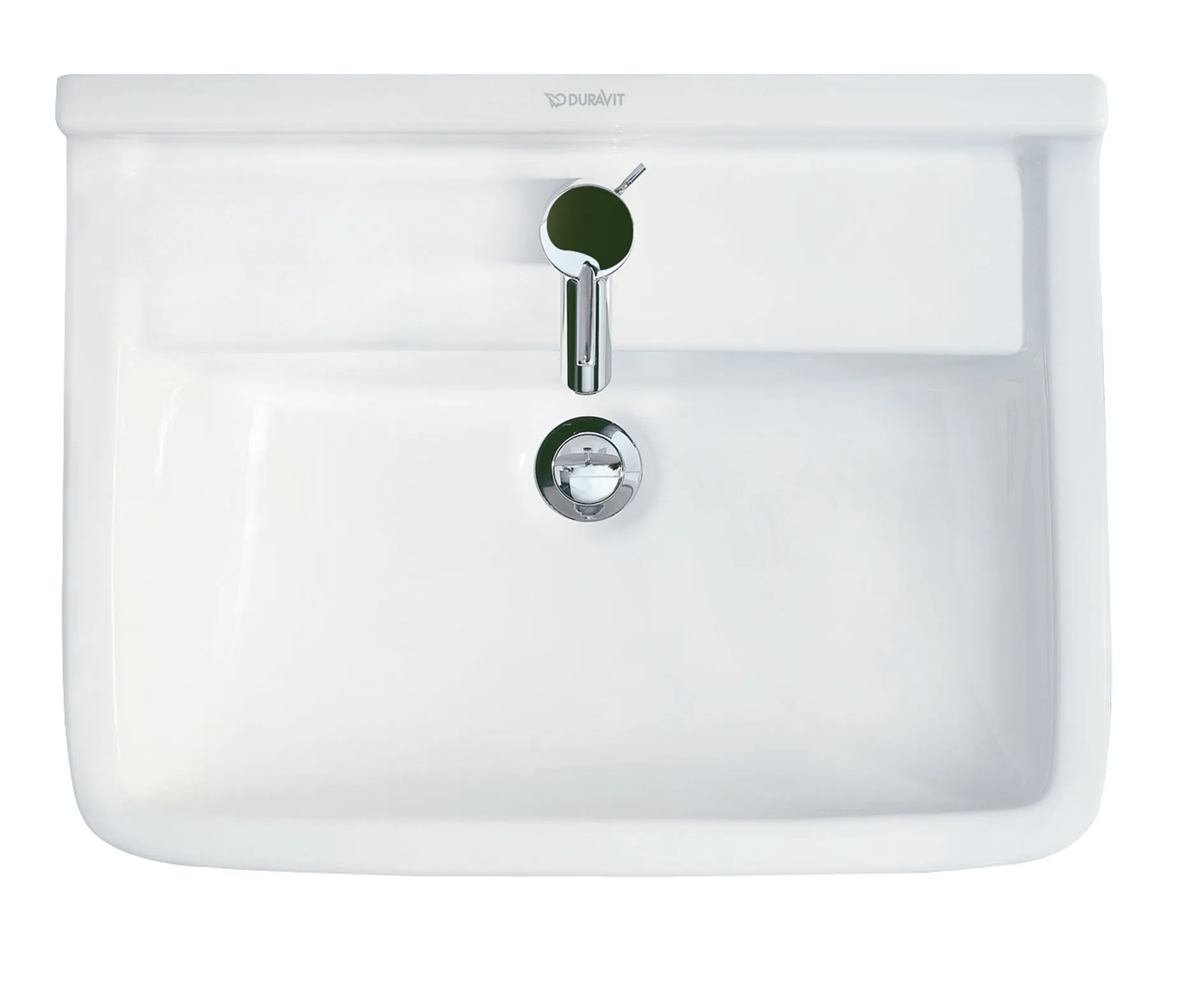 Wandwaschtisch „Starck 3“, mit Überlauf, Hahnlochposition mittig Wandwaschtisch „Starck 3“, mit Überlauf, Hahnlochposition mittig