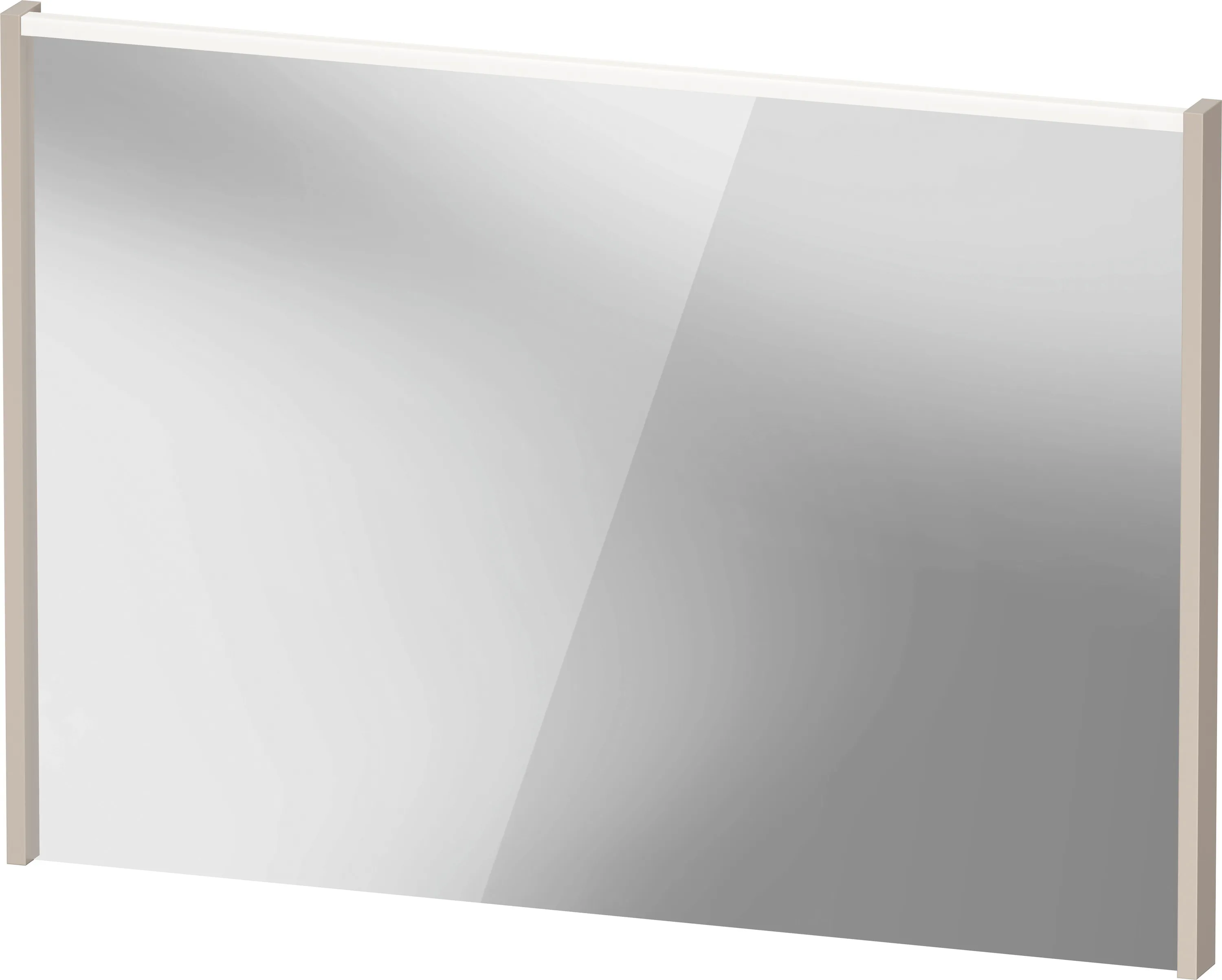 Duravit Spiegel mit LED-Beleuchtung „D-Code“ 100 × 70 cm in Taupe Matt Duravit Spiegel mit LED-Beleuchtung „D-Code“ 100 × 70 cm in Taupe Matt