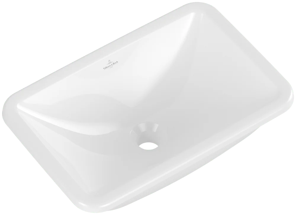 Villeroy & Boch Einbauwaschbecken Loop & Friends, 510x340x165mm, weiß Alpin, TitanCeram, glänzend, mit Überlauf Villeroy & Boch Einbauwaschbecken Loop & Friends, 510x340x165mm, weiß Alpin, TitanCeram, glänzend, mit Überlauf