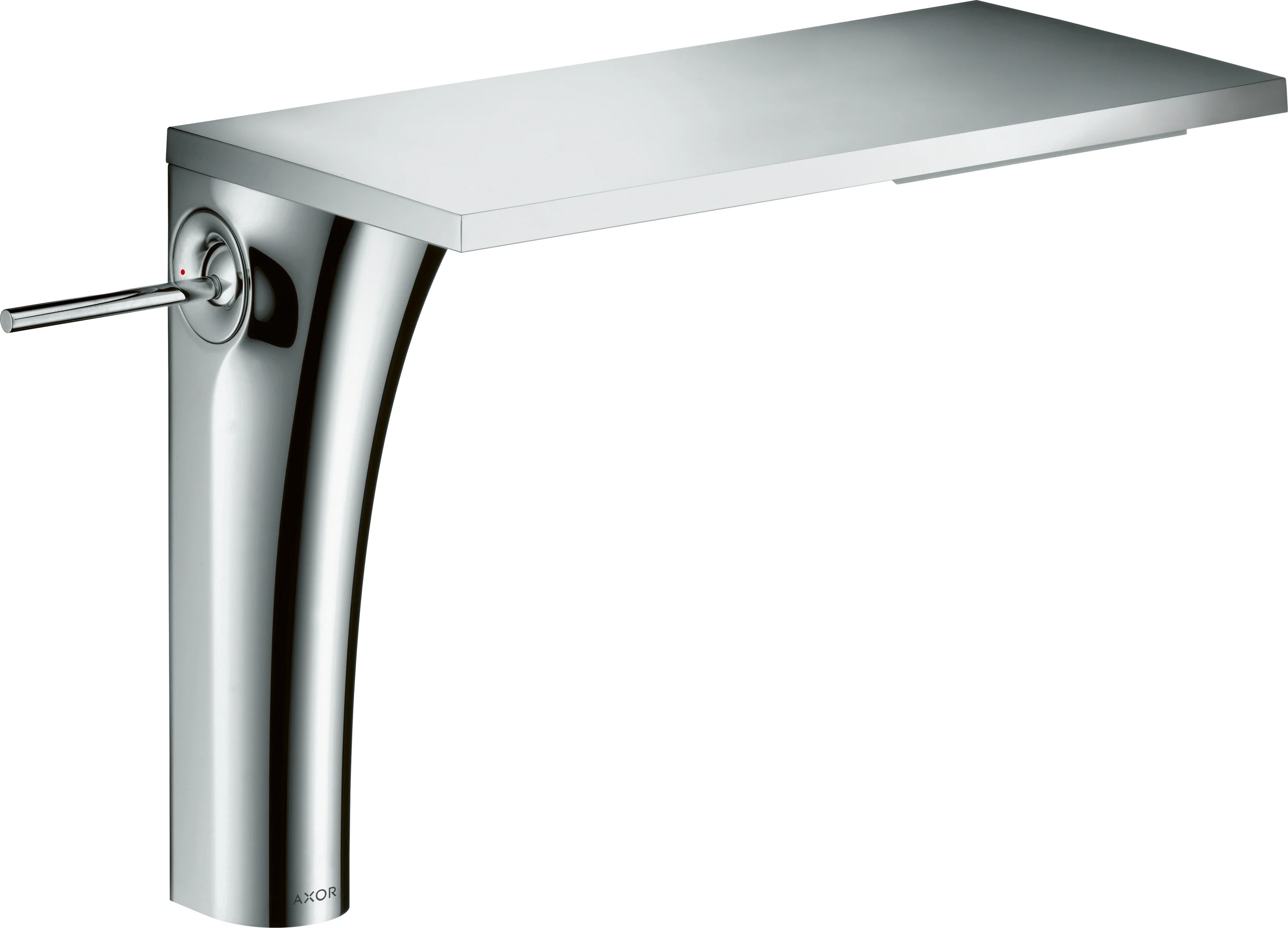 Hansgrohe AXOR Massaud Einhebel-Waschtischmischer 220, Chrom, Ausladung 200 mm, Auslaufhöhe 218 mm, Zylindergriff, Schwallstrahl, max. Durchflussmenge 4 l/min