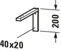 Duravit Konsolenträger