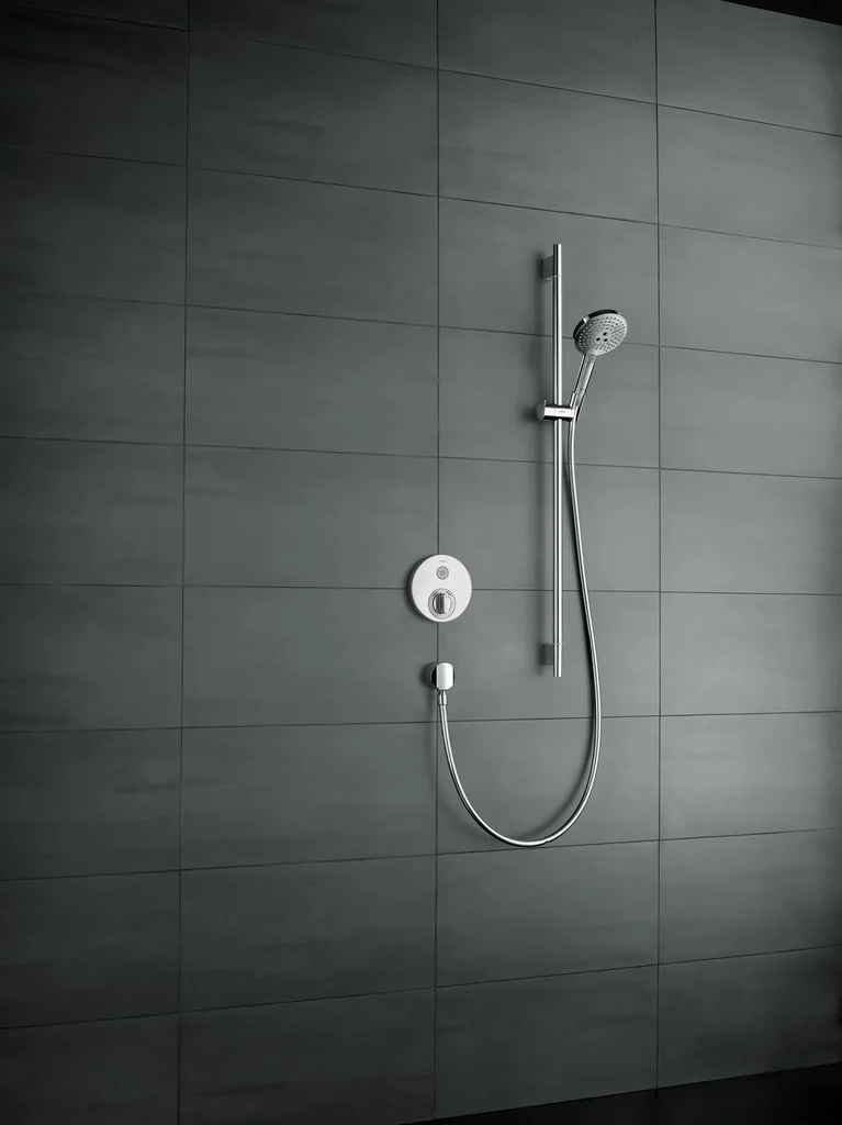 Hansgrohe Unterbauspüle S51, Serie S510-U770, Graphitschwarz, 370x370 mm, Beckentiefe 190 mm
