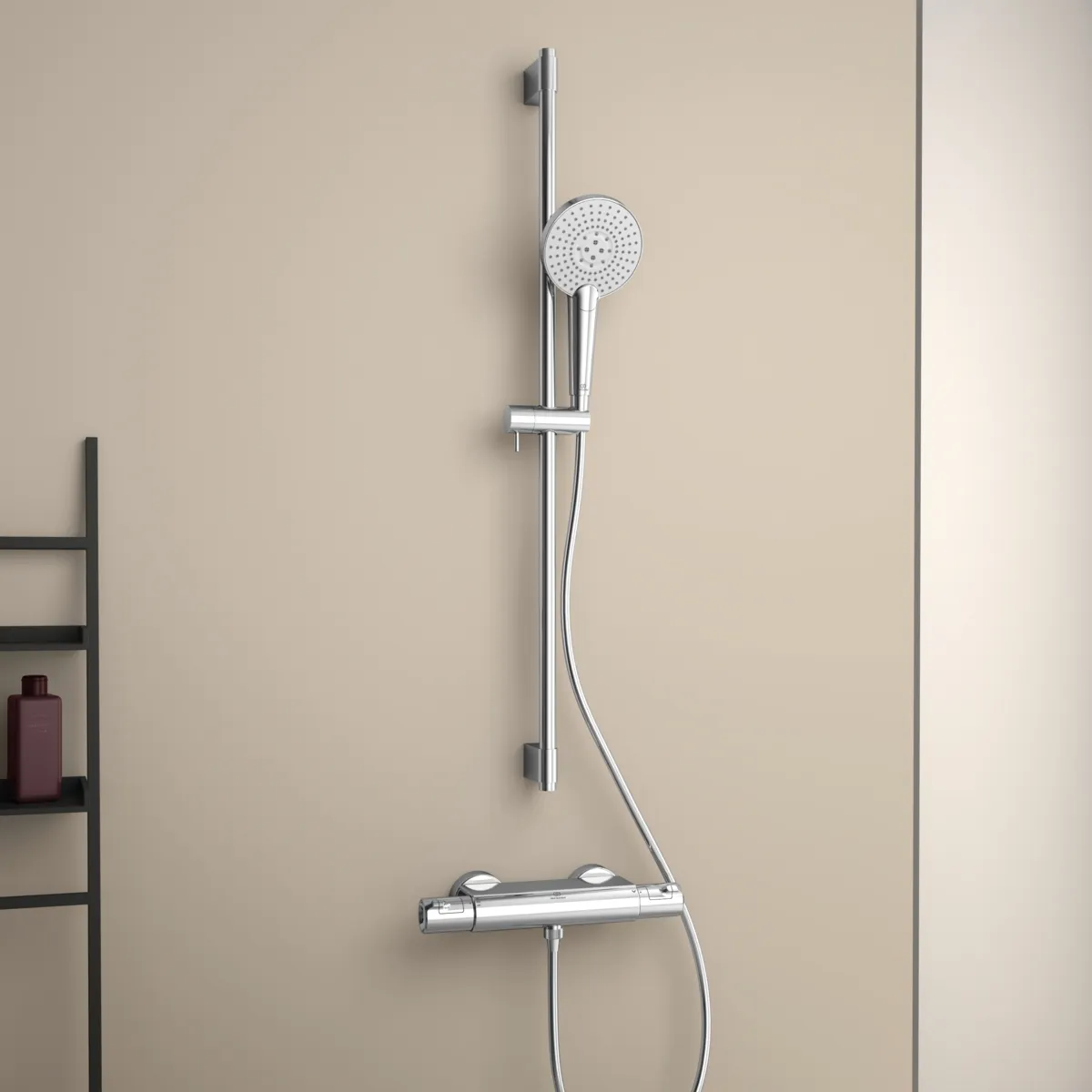 Brausethermostat Aufputz Ceratherm T50 mit Ablage Chrom Brausethermostat Aufputz Ceratherm T50 mit Ablage Chrom