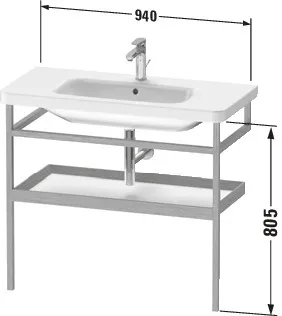 Duravit Holzgestell „DuraStyle“ in Taupe Matt