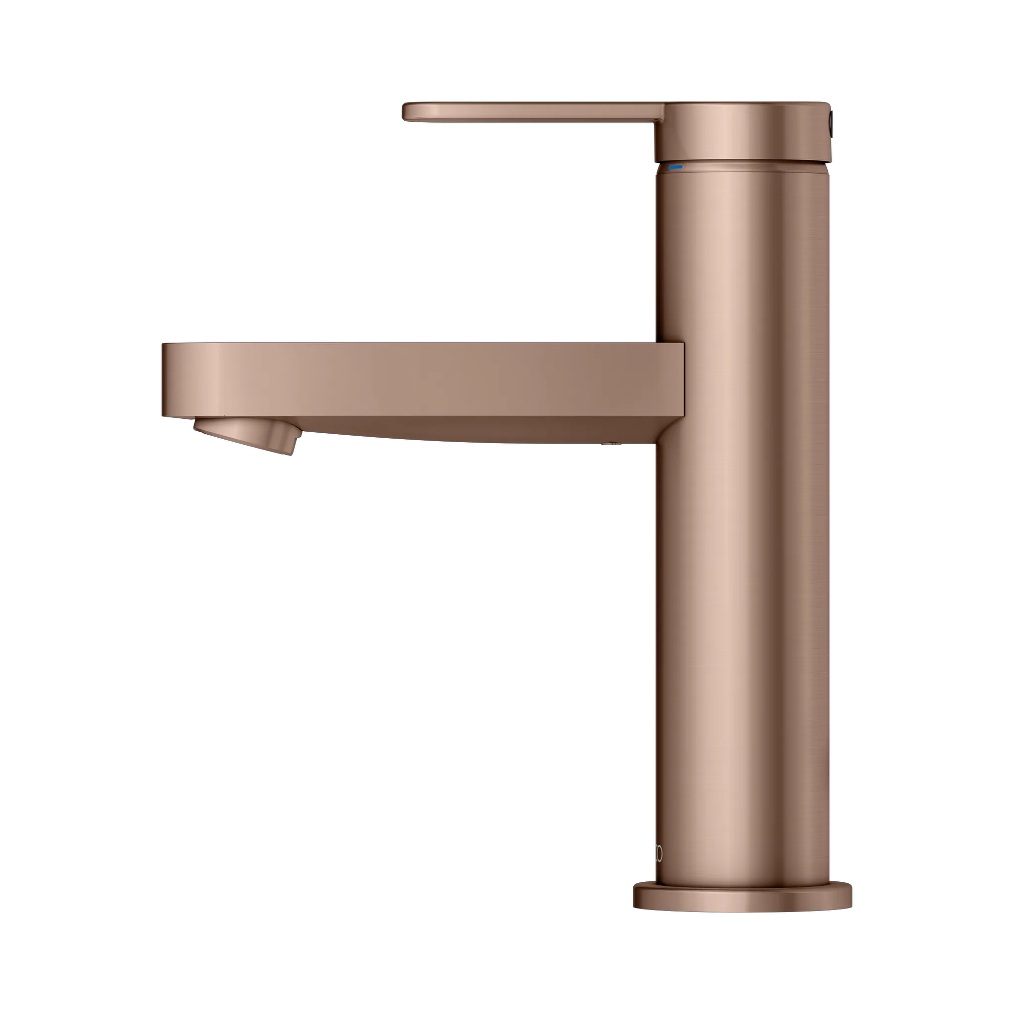 IXMO Einhebel-Waschtischmischer 100 IXMO Flat, Rosette rund Rotgold geb.