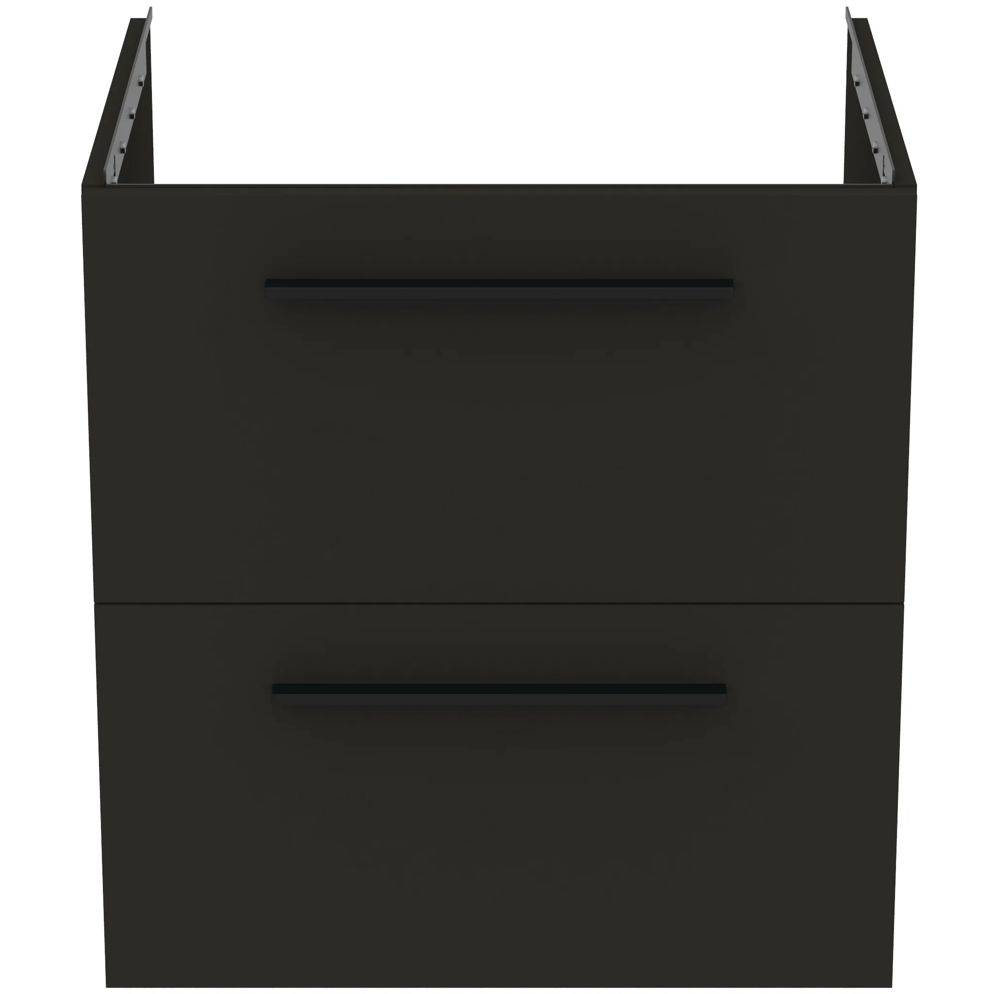 Ideal Standard Möbelwaschtischunterschrank i.life B 2 Auszüge 600x505x630mm Carbongrau matt Ideal Standard Möbelwaschtischunterschrank i.life B 2 Auszüge 600x505x630mm Carbongrau matt