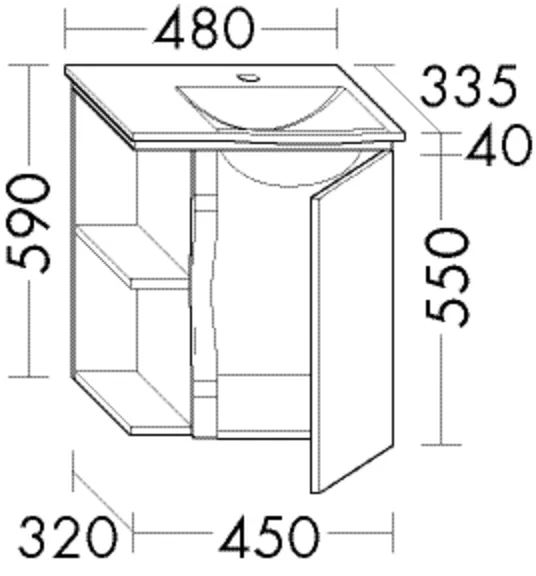burgbad Badmöbelset „Orell“ Griffleiste, Platin, in Eiche Dekor Flanelle burgbad Badmöbelset „Orell“ Griffleiste, Platin, in Eiche Dekor Flanelle