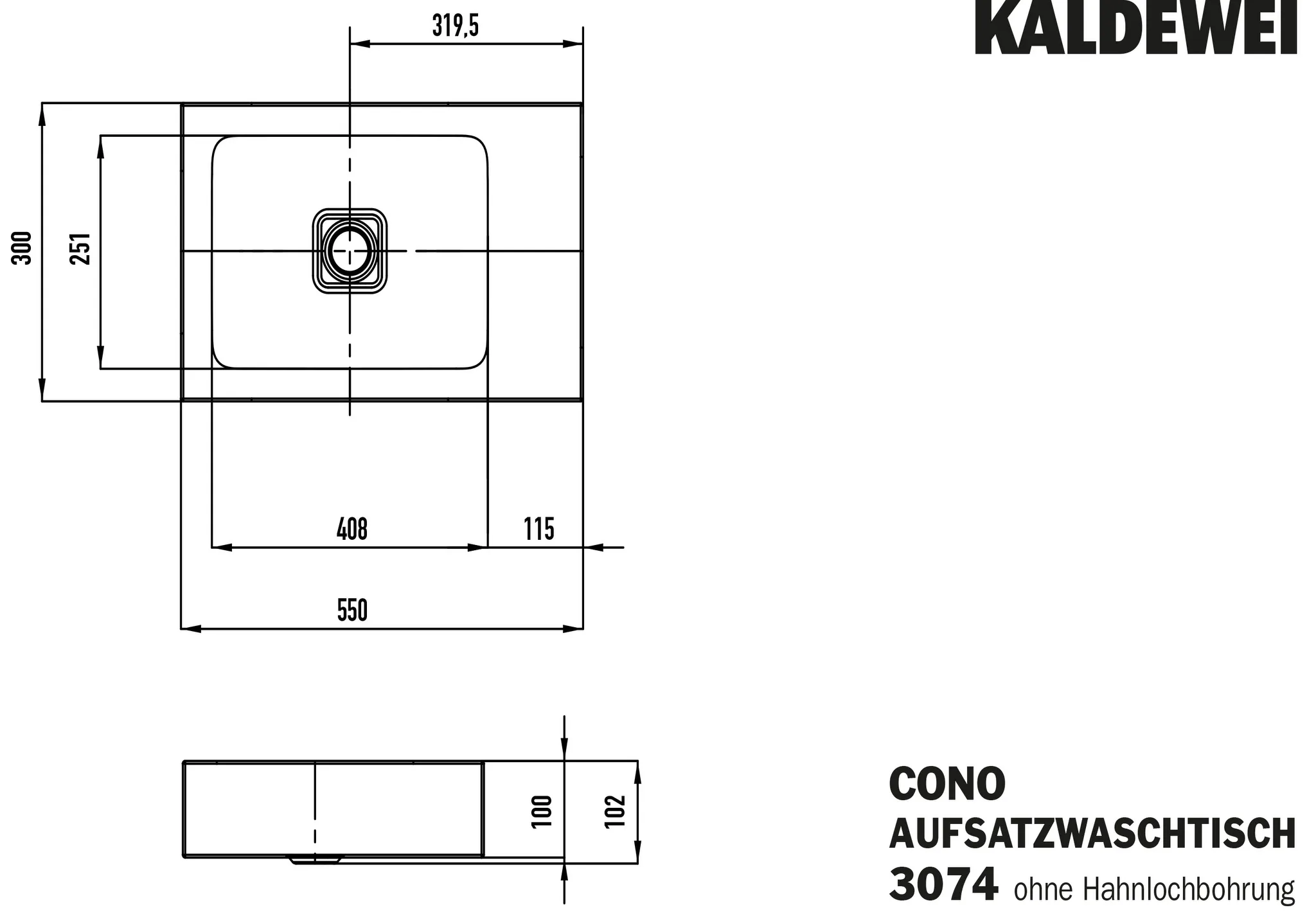 Aufsatzwaschtisch „Cono“ 55 × 30 cm, ohne Überlauf, mittig, ohne Hahnlochbohrung in cool grey 70 mit Perl-Effekt Aufsatzwaschtisch „Cono“ 55 × 30 cm, ohne Überlauf, mittig, ohne Hahnlochbohrung in cool grey 70 mit Perl-Effekt