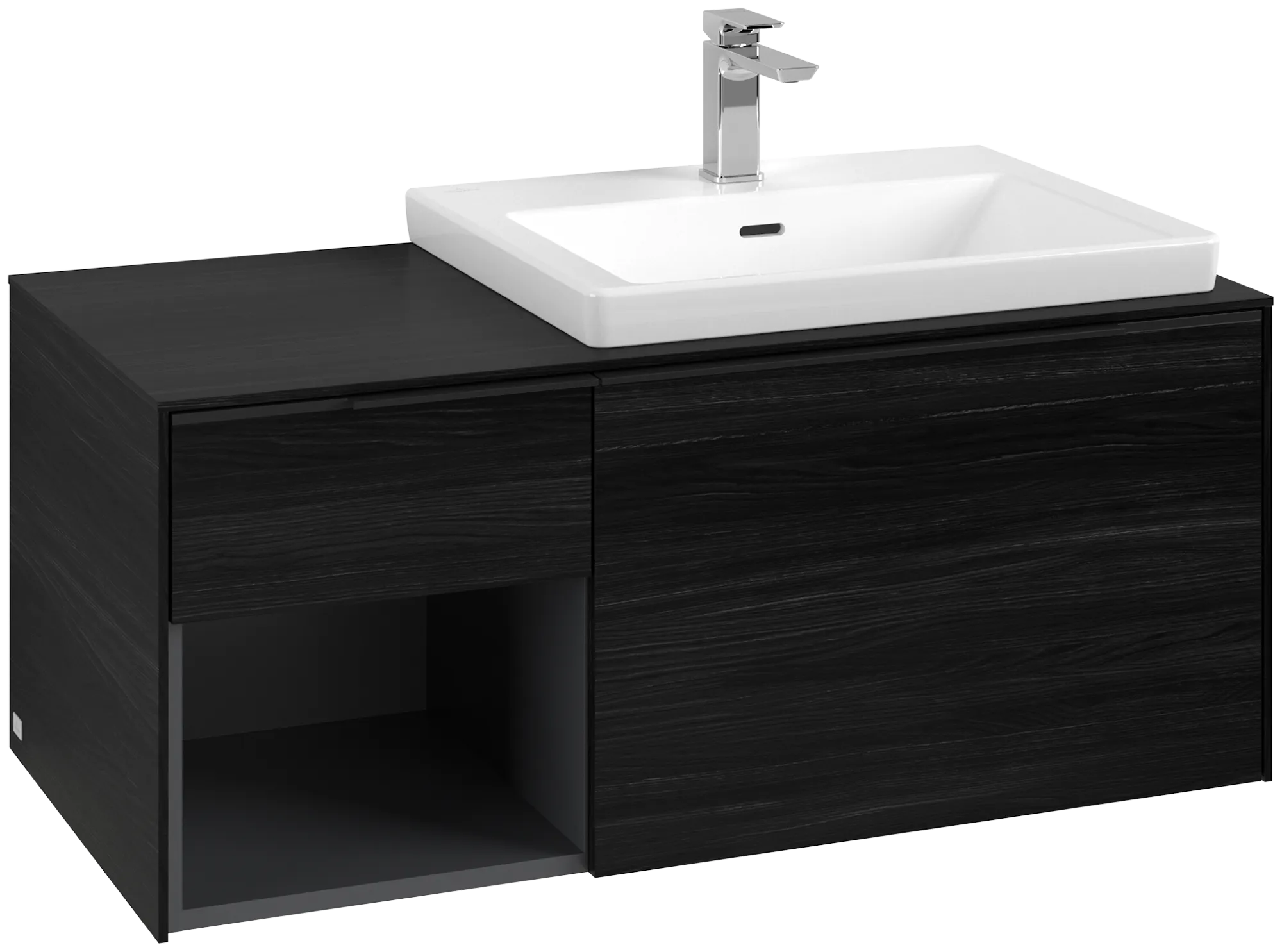 Villeroy & Boch Subway 3.0 Waschbeckenunterschrank C571L1, Black Oak