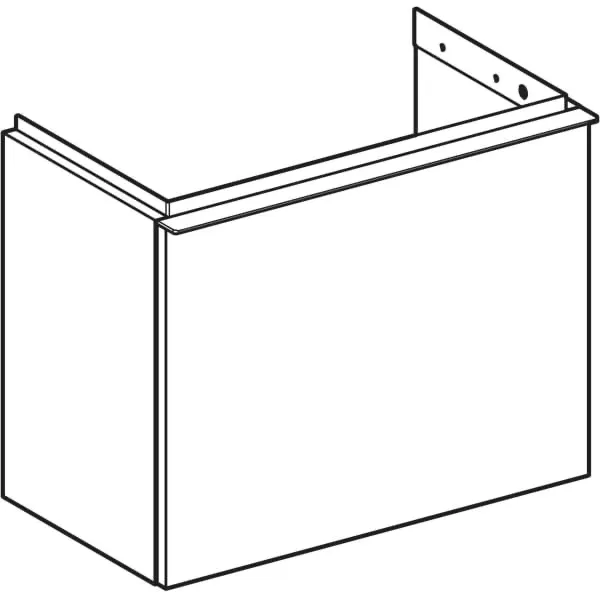 Geberit Waschtischunterschrank „iCon“ weiß / lackiert hochglänzend Geberit Waschtischunterschrank „iCon“ weiß / lackiert hochglänzend