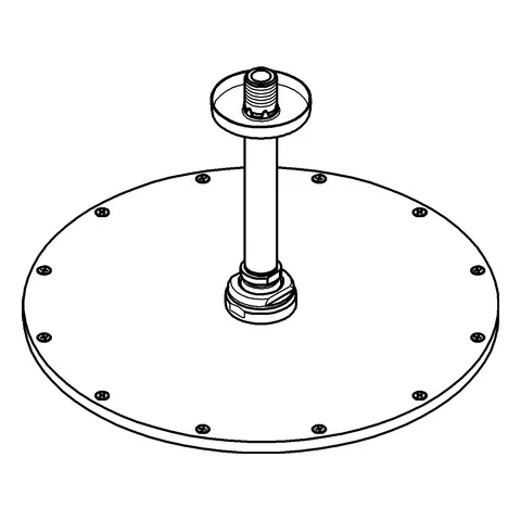 Kopfbrauseset Rainshower Cosmopolitan 310 26067, Deckenauslass 142 mm, 9,5 l/min Durchflusskonstanthalter, chrom Kopfbrauseset Rainshower Cosmopolitan 310 26067, Deckenauslass 142 mm, 9,5 l/min Durchflusskonstanthalter, chrom