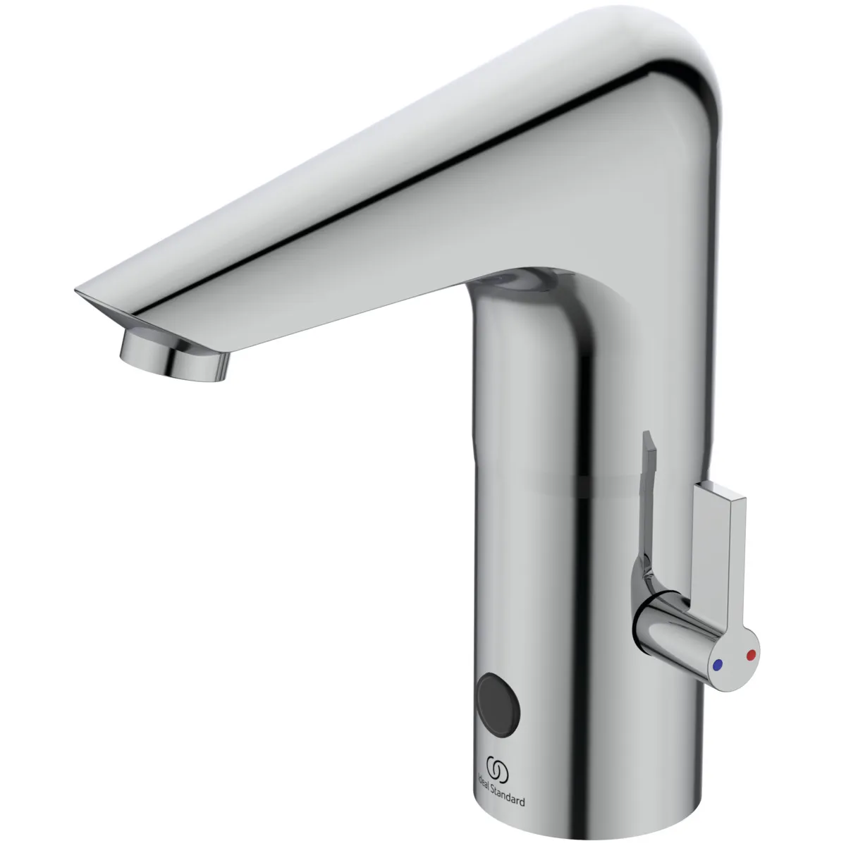 Sensor-Waschtischarmatur Ceraplus, mit Misch, Batteriebetrieben, Ausladung 116mm, Chrom Sensor-Waschtischarmatur Ceraplus, mit Misch, Batteriebetrieben, Ausladung 116mm, Chrom