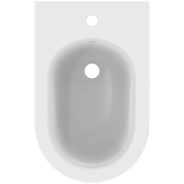 Ideal Standard Bidet „BlendCurve“, Befestigung verdeckt 35,5 × 56 × 40 cm in Seidenweiß