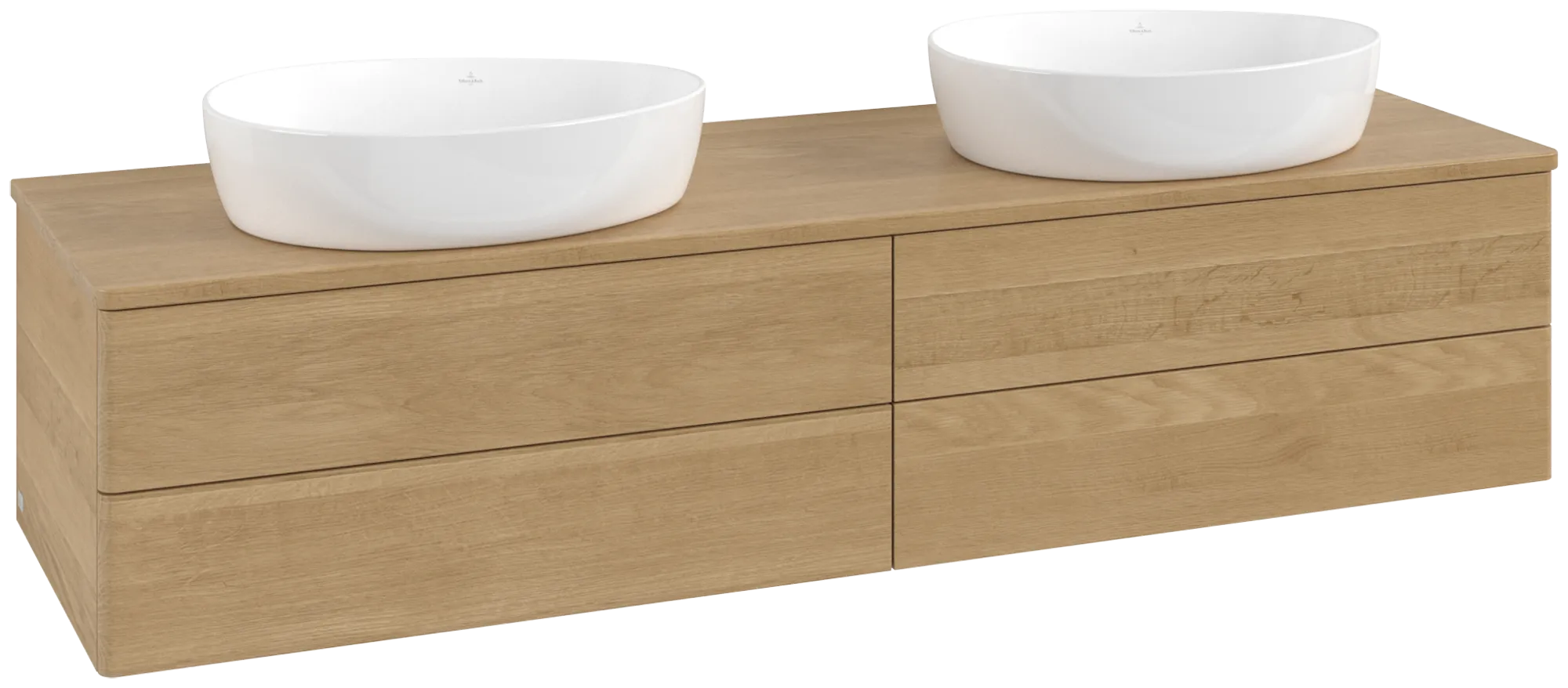 Villeroy & Boch Antao Waschbeckenunterschrank K28_1, 1600x360x500 mm, Honey Oak