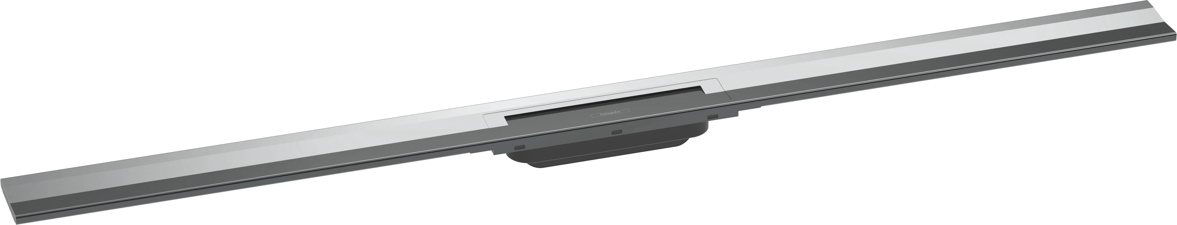 Hansgrohe RainDrain Flex Duschrinne 1200 mm, wandangebunden, chrom, höhenverstellbar um 10 mm, bis zu 60 l/min Ablaufleistung