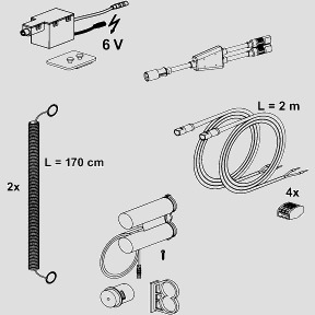 WC-Steuerung 2 Kabel Feinbauset Batterie