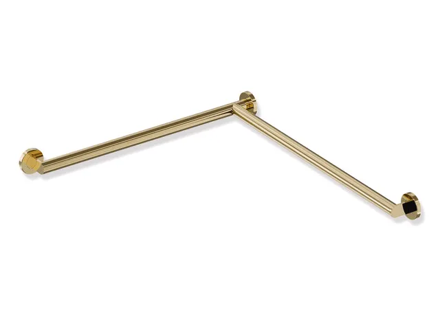 Dusch-, WannenhandlaufEdelstahl, PVD, waagerechte Längen 647 mm, 70 mm tief, Stangendurchmesser 32 mm, Ausführung rechts, in Farbe CK (Messing glänzend) Dusch-, WannenhandlaufEdelstahl, PVD, waagerechte Längen 647 mm, 70 mm tief, Stangendurchmesser 32 mm, Ausführung rechts, in Farbe CK (Messing glänzend)