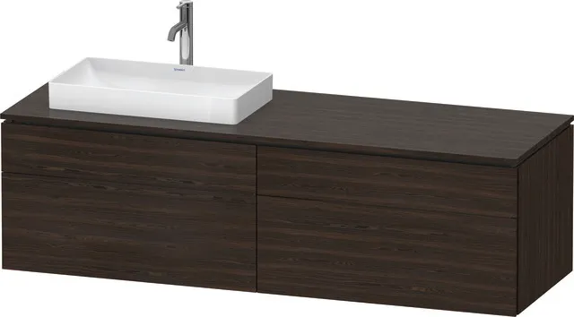 Duravit Waschtischunterschrank wandhängend „L-Cube“ 162 × 48,2 × 55 cm, links