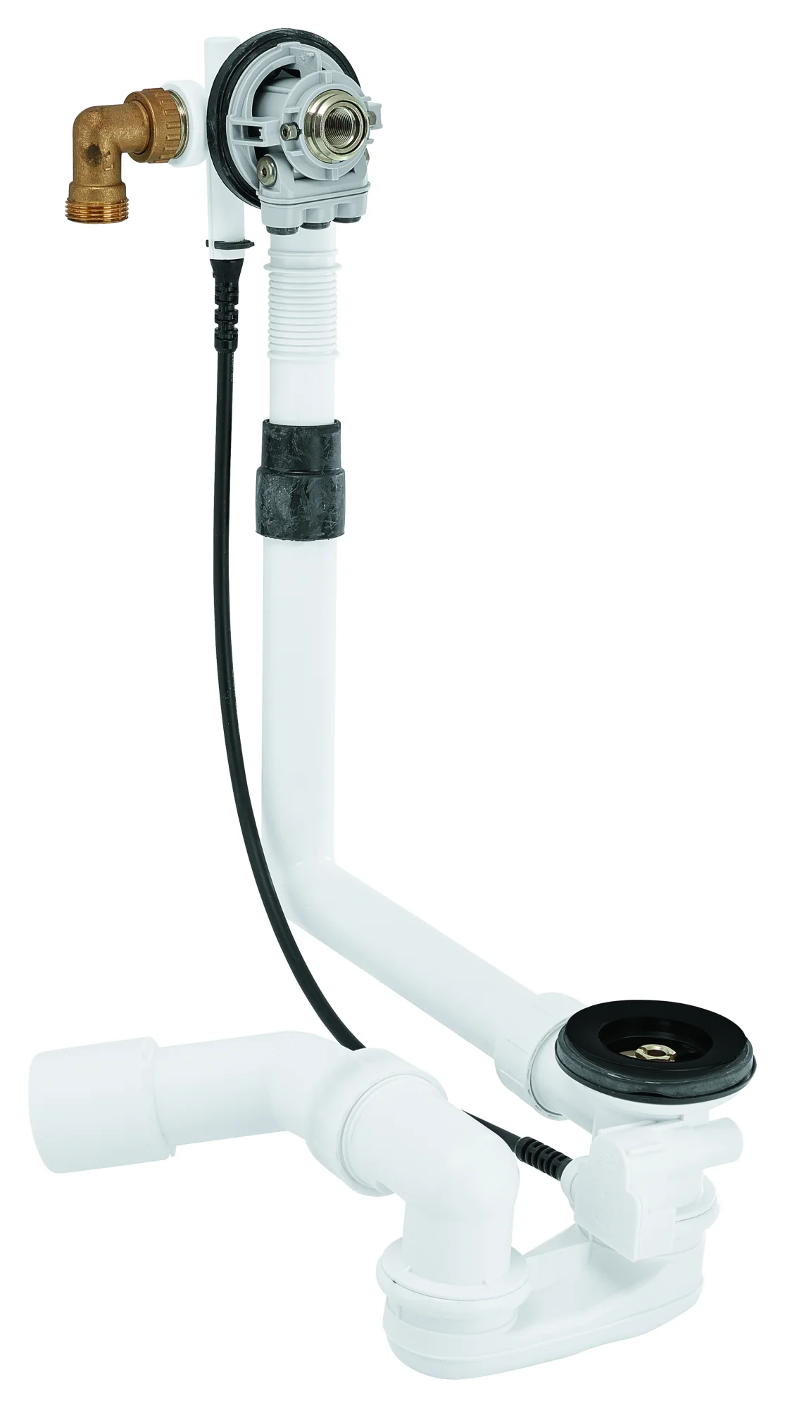 Grohe Ab- und Überlaufgarnitur für Badewannen mit Zulauf „Talentofill“ in matte black