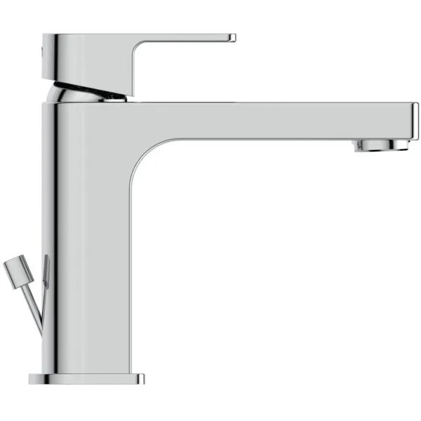 Waschtischarmatur Edge, Slim, 5 l/min., mit Ablaufgarnitur, Ausladung 120mm, Chrom Waschtischarmatur Edge, Slim, 5 l/min., mit Ablaufgarnitur, Ausladung 120mm, Chrom