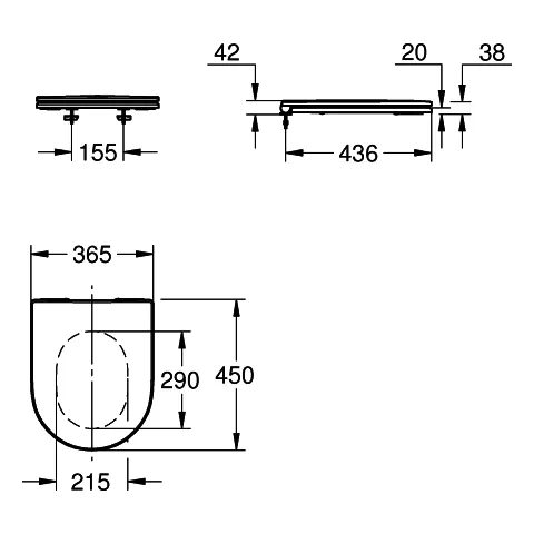 Grohe WC-Sitz „Euro Keramik“ Grohe WC-Sitz „Euro Keramik“