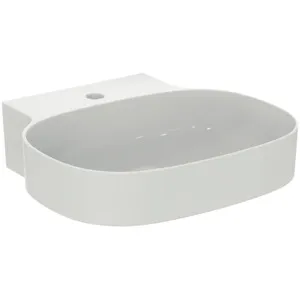 Waschbecken „Linda-X“ 50 × 48 × 13,5 cm, Hahnlochposition mittig in Weiß Waschbecken „Linda-X“ 50 × 48 × 13,5 cm, Hahnlochposition mittig in Weiß